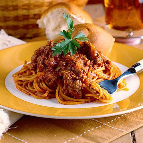 أرض Beef Recipes: All-In-One Spaghetti