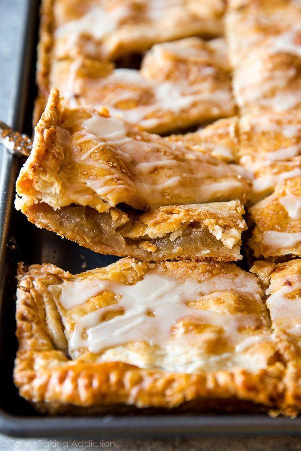 manzana Slab Pie with Maple Icing