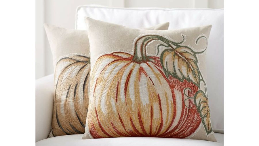 Апликация Pumpkin Fall Throw Pillow
