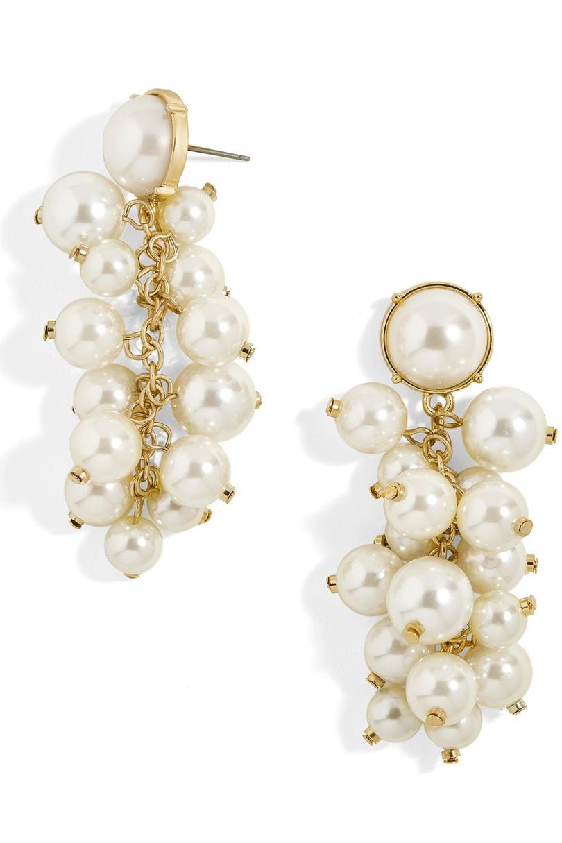 Racimo Pearl Drop Earrings