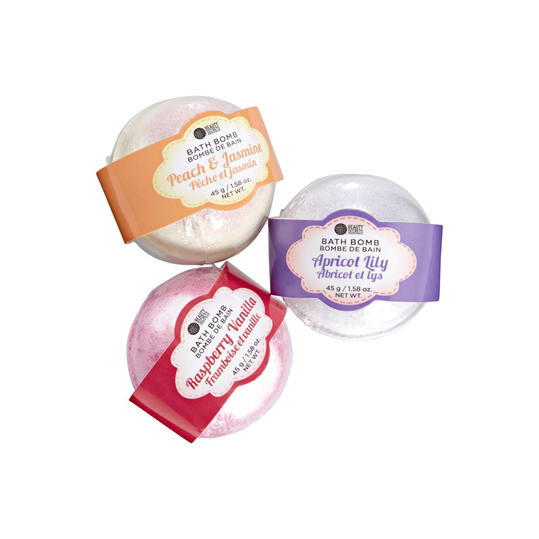 Belleza Secrets Assorted Fruit & Floral Bath Bombs