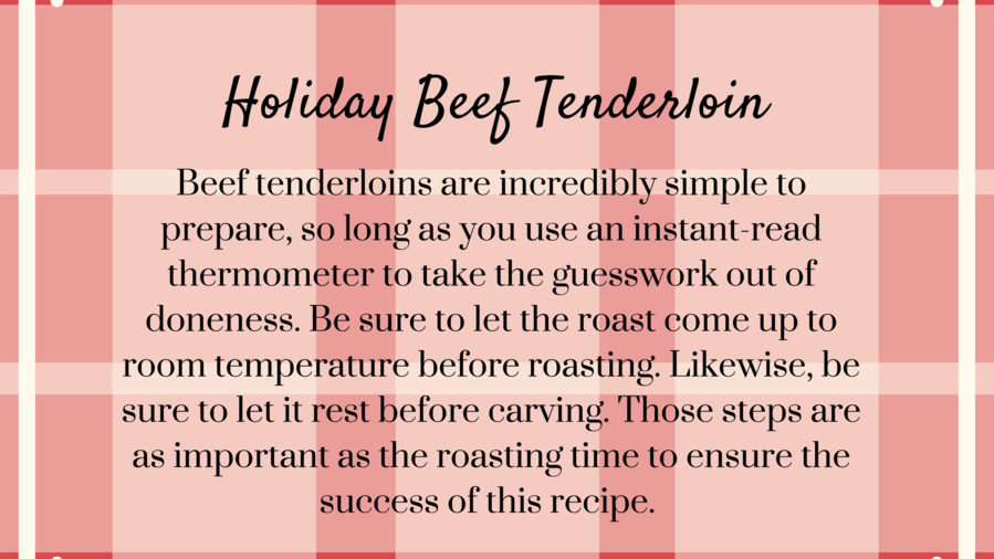 Ferie Beef Tenderloin Recipe Secret