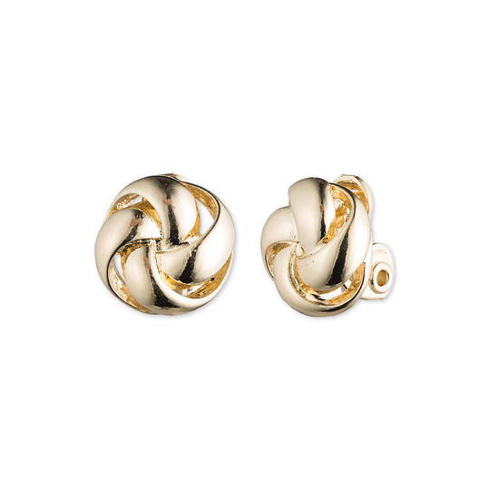 Oro Knot Clip-On Earrings