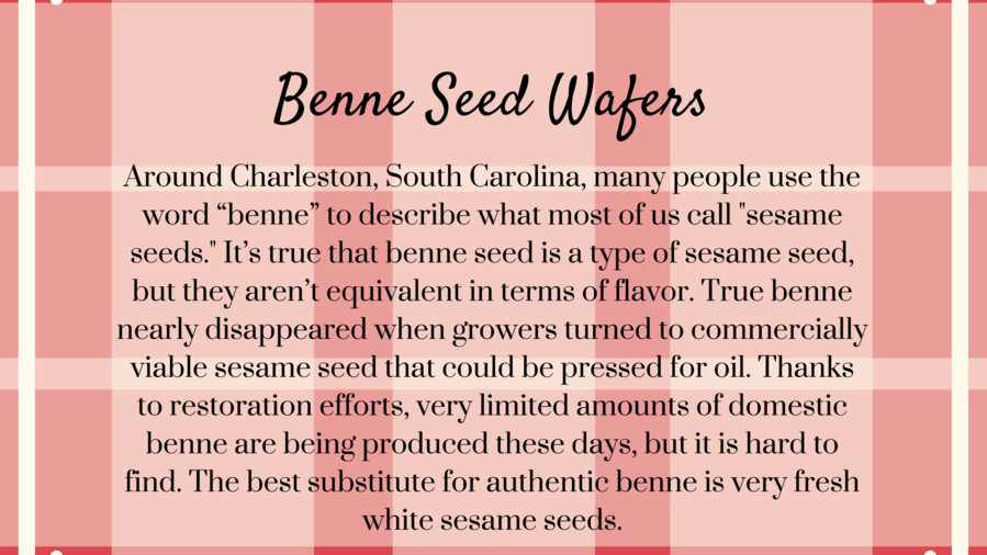 BENNE Seed Wafers Southern Recipe Secret