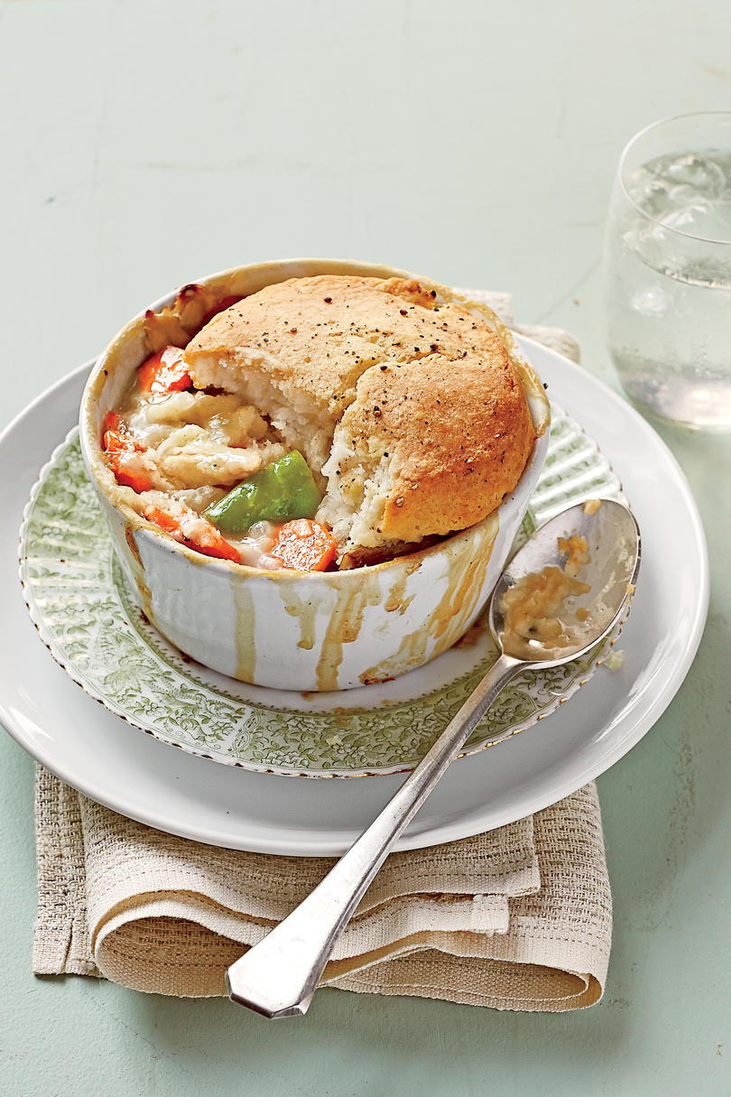 лесно Biscuit-Topped Chicken Pot Pie