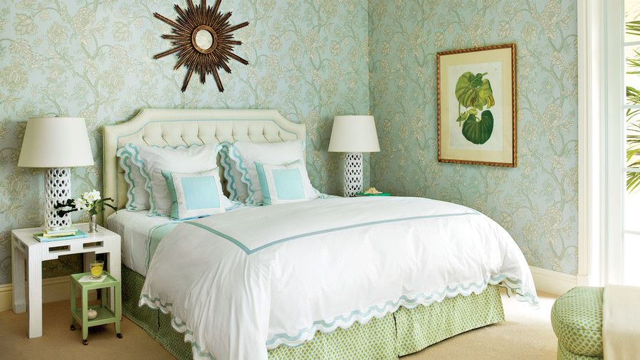 Modrý Green Master Bedroom