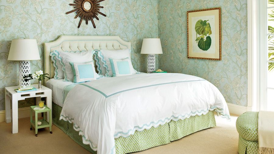 Ashley Whittaker Blue Green Master Bedroom