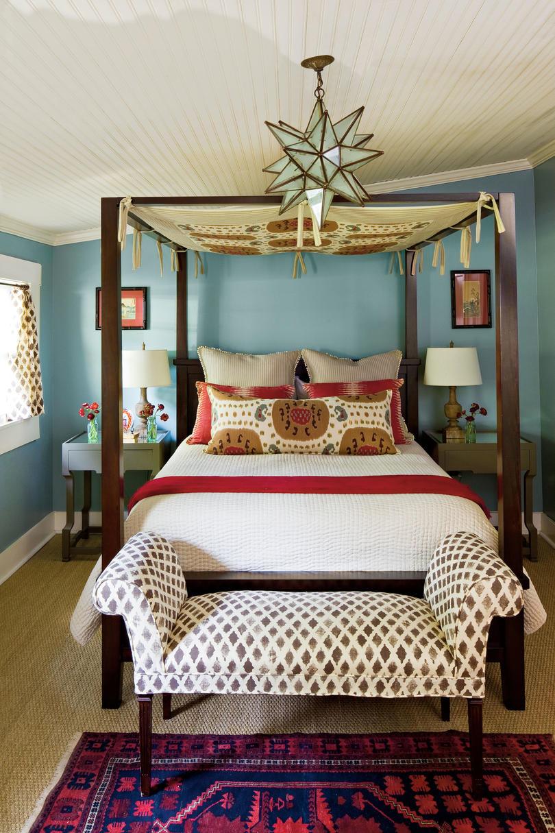 بوهيمي Blue Bedroom