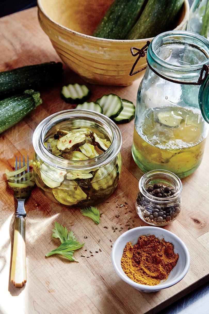 Хляб and Butter Zucchini Pickles