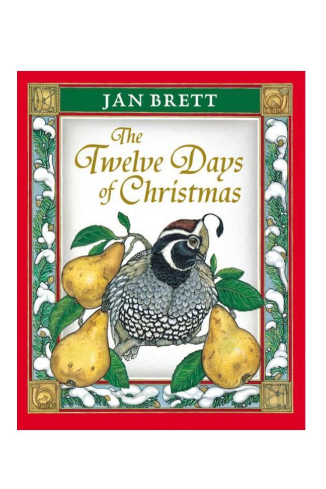 los Twelve Days of Christmas by Jan Brett