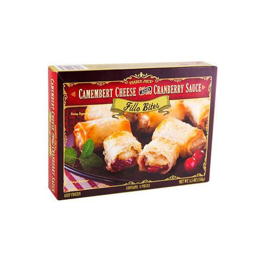 جبن الكممبير Cheese and Cranberry Sauce Fillo Bites