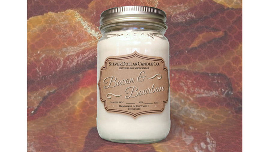 لحم خنزير مقدد & Bourbon Candle