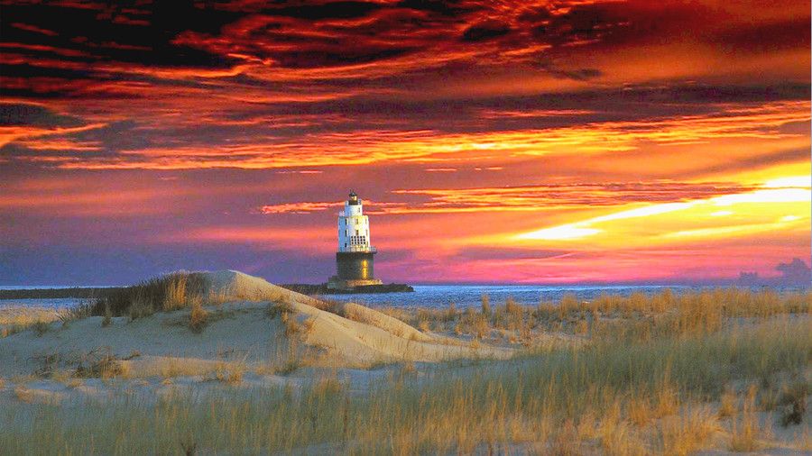 capa Henlopen State Park, Lewes, Delaware