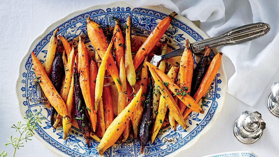 Glaseado con miel Spiced Carrots Recipe