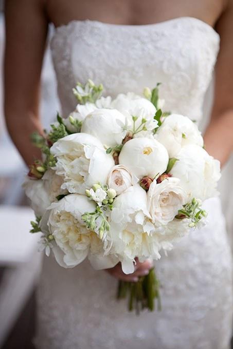 Pivoňka Wedding Bouquets White