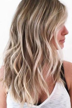 Champagne Blonde with Platinum Highlights