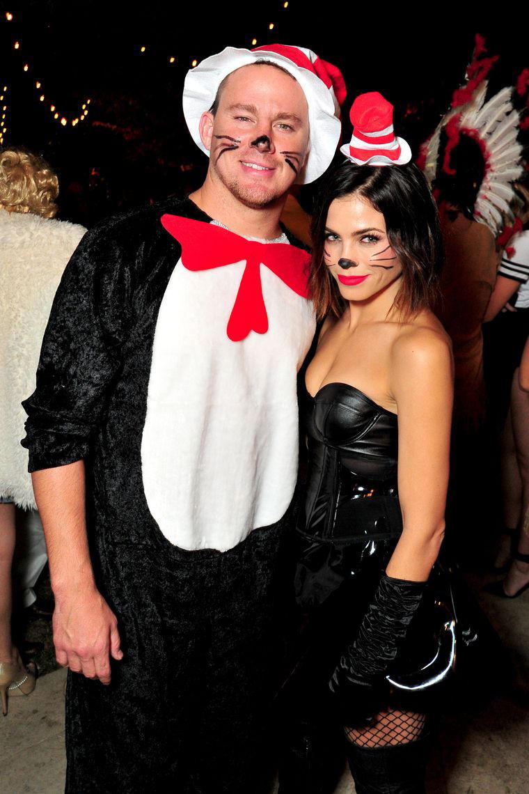 チャニング Tatum and Jenna Dewan-Tatum Cats Halloween Costumes