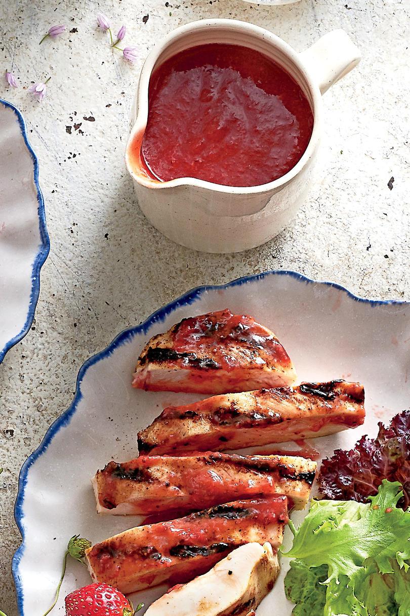 Tangy Strawberry Barbecue Sauce