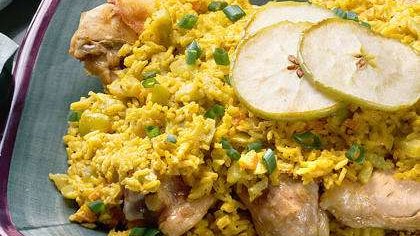 Pollo with Curried Rice
