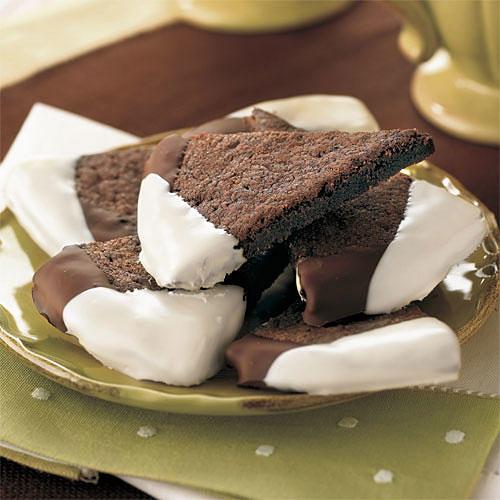 най-доброто Cookies Recipes: Dark Chocolate-Espresso Shortbread Cookies Recipes