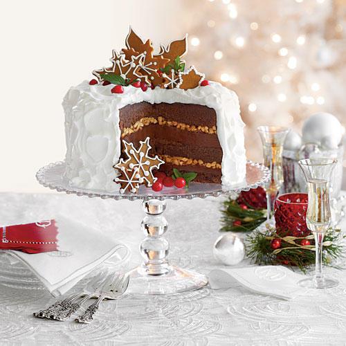 Шоколад-Gingerbread-карамел Cake