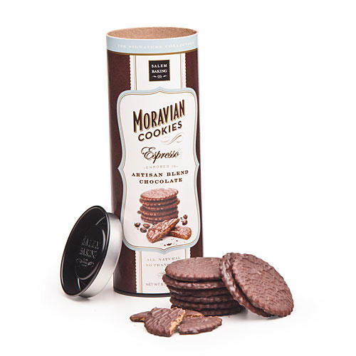 Navidad Holiday Gift Ideas: Chocolate Enrobed Moravian Cookies