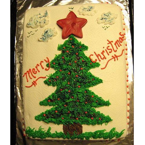 عيد الميلاد Tree Cake