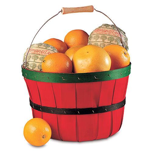 Коледа Gift Ideas: Citrus Half-Bushel Basket