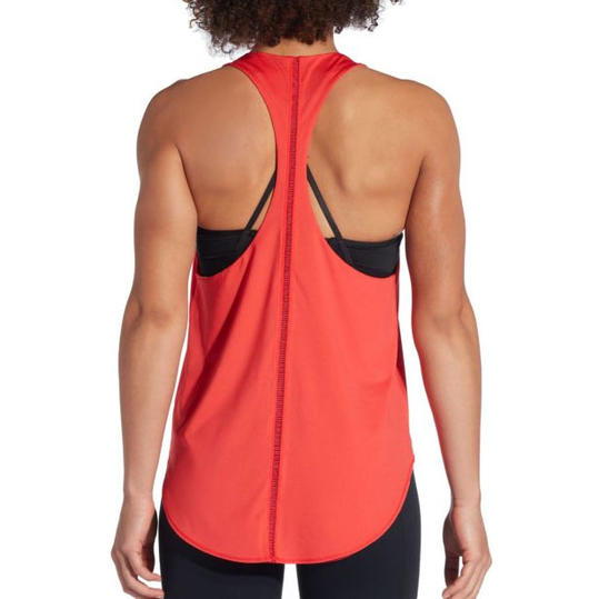 Reversible Ladder Trim Tank Top in Red Coral