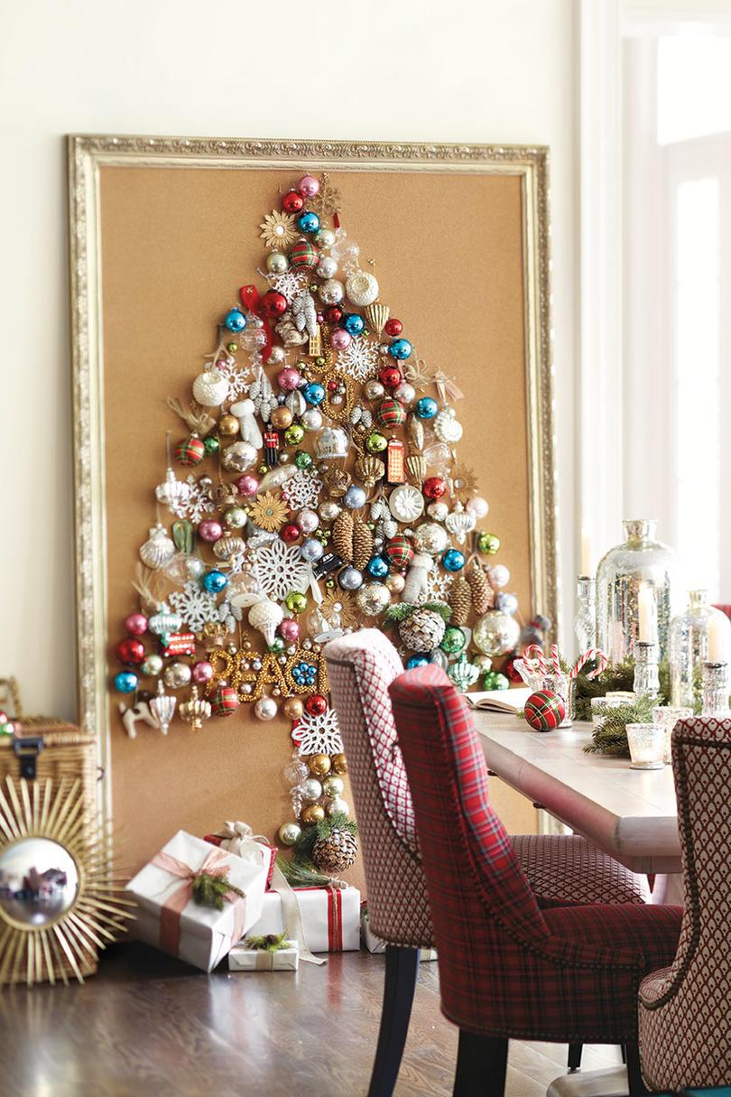 Corkboard Ornament Christmas Tree