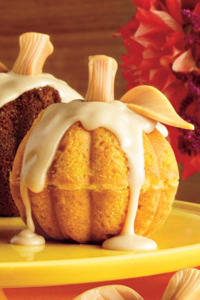 مصغرة Pumpkin Cakes
