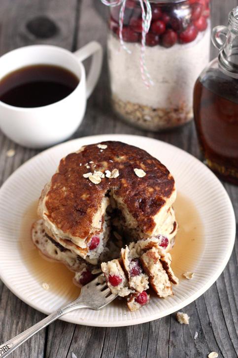 Arándano Oatmeal Cookie Pancake Jars