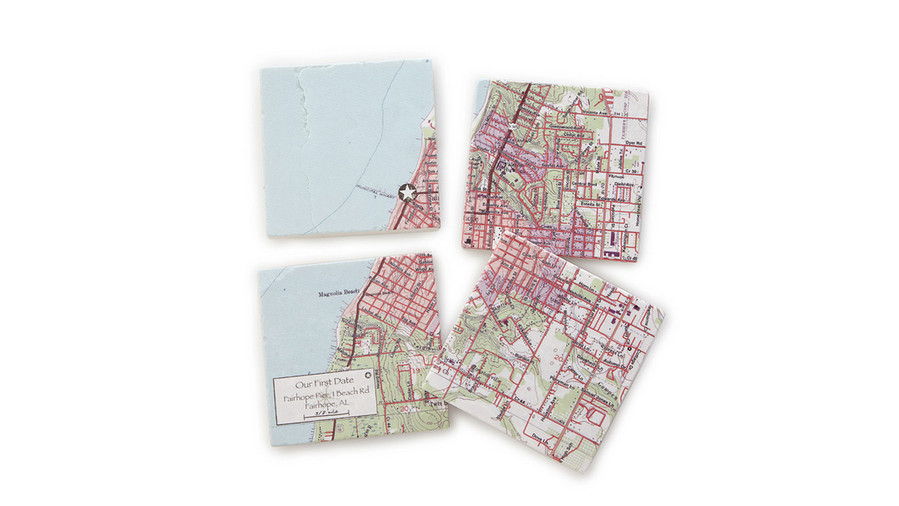 Brugerdefinerede Map Coaster Set