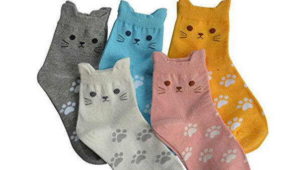 جذاب Cat Socks Amazon Prime Gift
