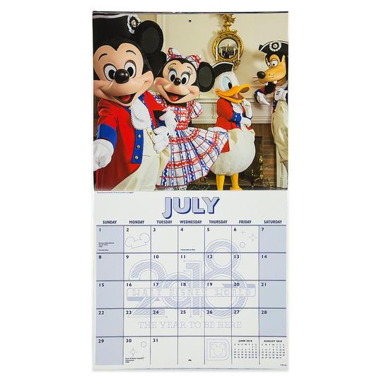 والت Disney World 16 Month Wall Calendar 2018