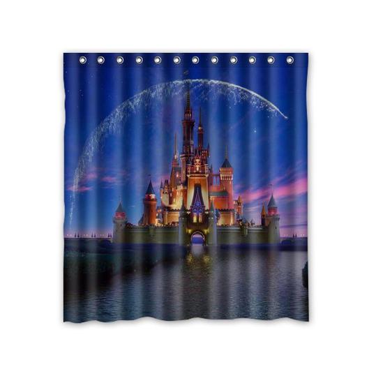 ディズニー Castle Shower Curtain