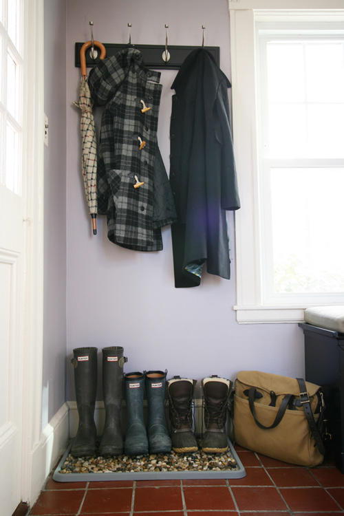15 Mudroom Ideas We're Obsessed With Create a DIY Boot-Drying Area
