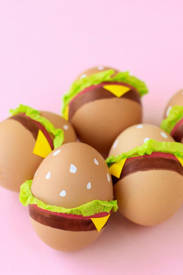 Hamburguesa Easter Eggs