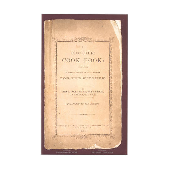 UNA Domestic Cook Book: Containing a Careful Selection of Useful Receipts for the Kitchen