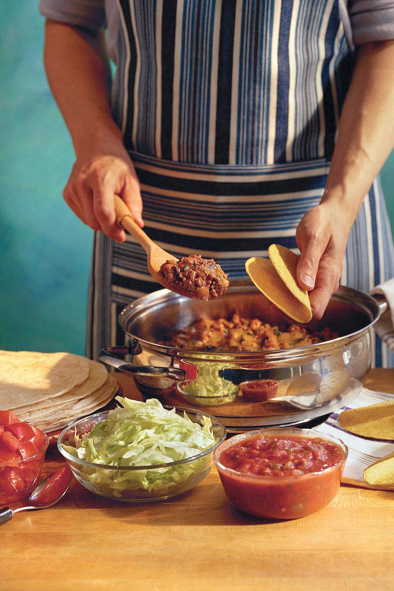 Fácil Skillet Tacos