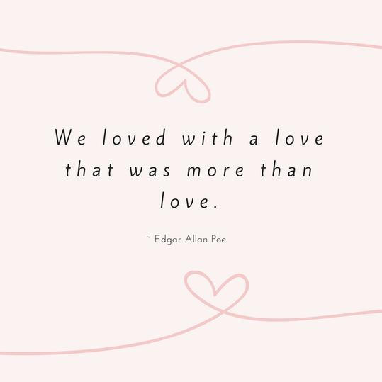 エドガー Allan Poe Love Quote