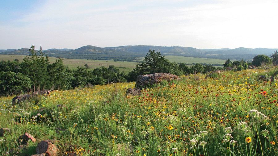 Alce Mountain Trail in Oklahoma