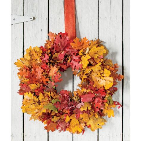 Farverig Fall Foliage Wreath 
