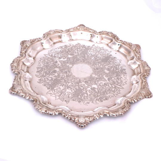 Falstaff Silver-Plated Serving Tray