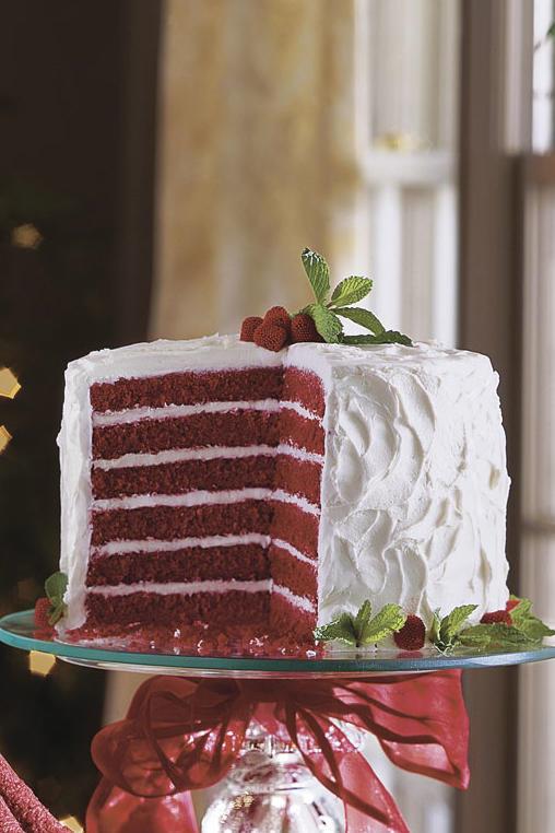 Čokoládově červená Velvet Cake