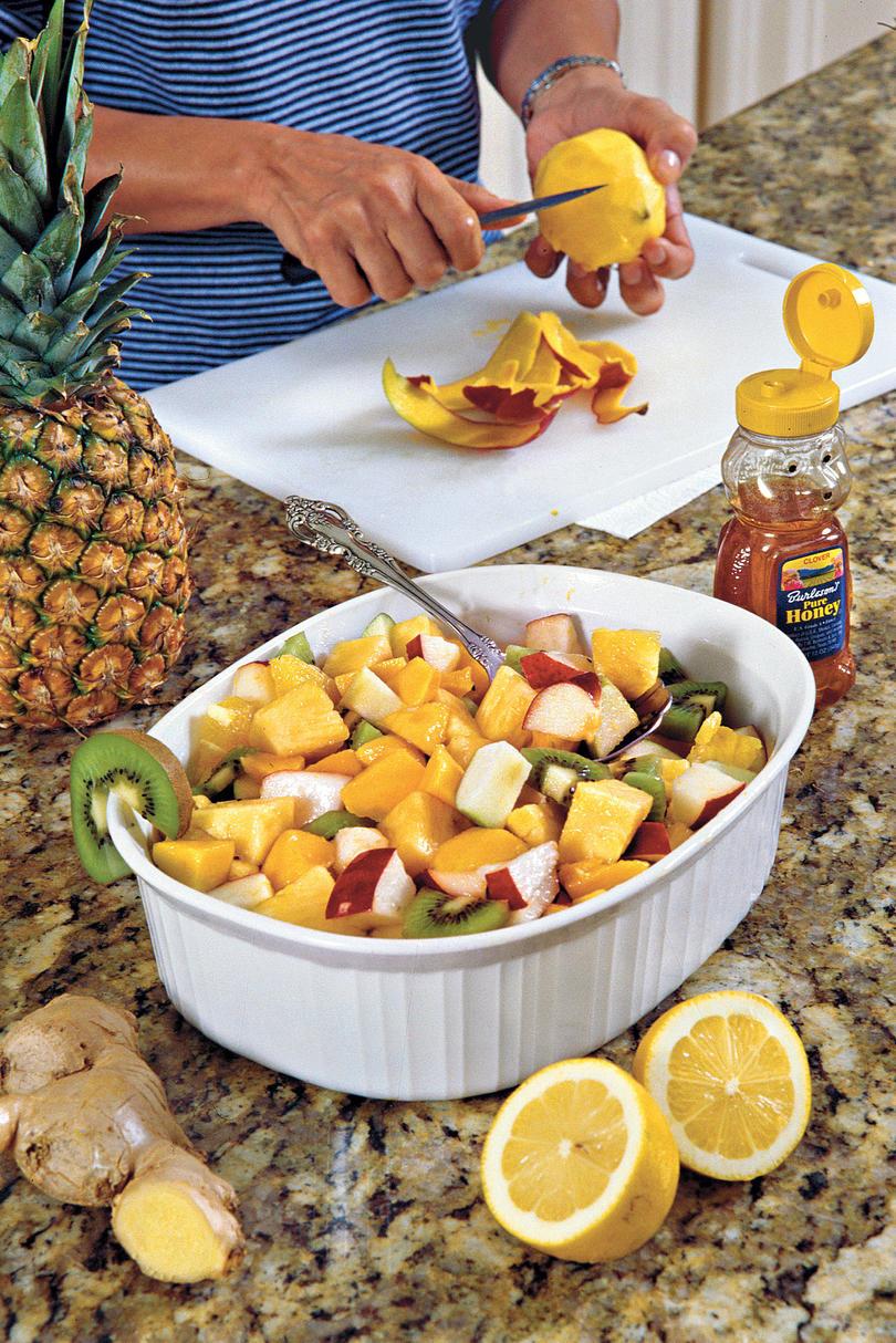 Jengibre y limon Fruit Salad