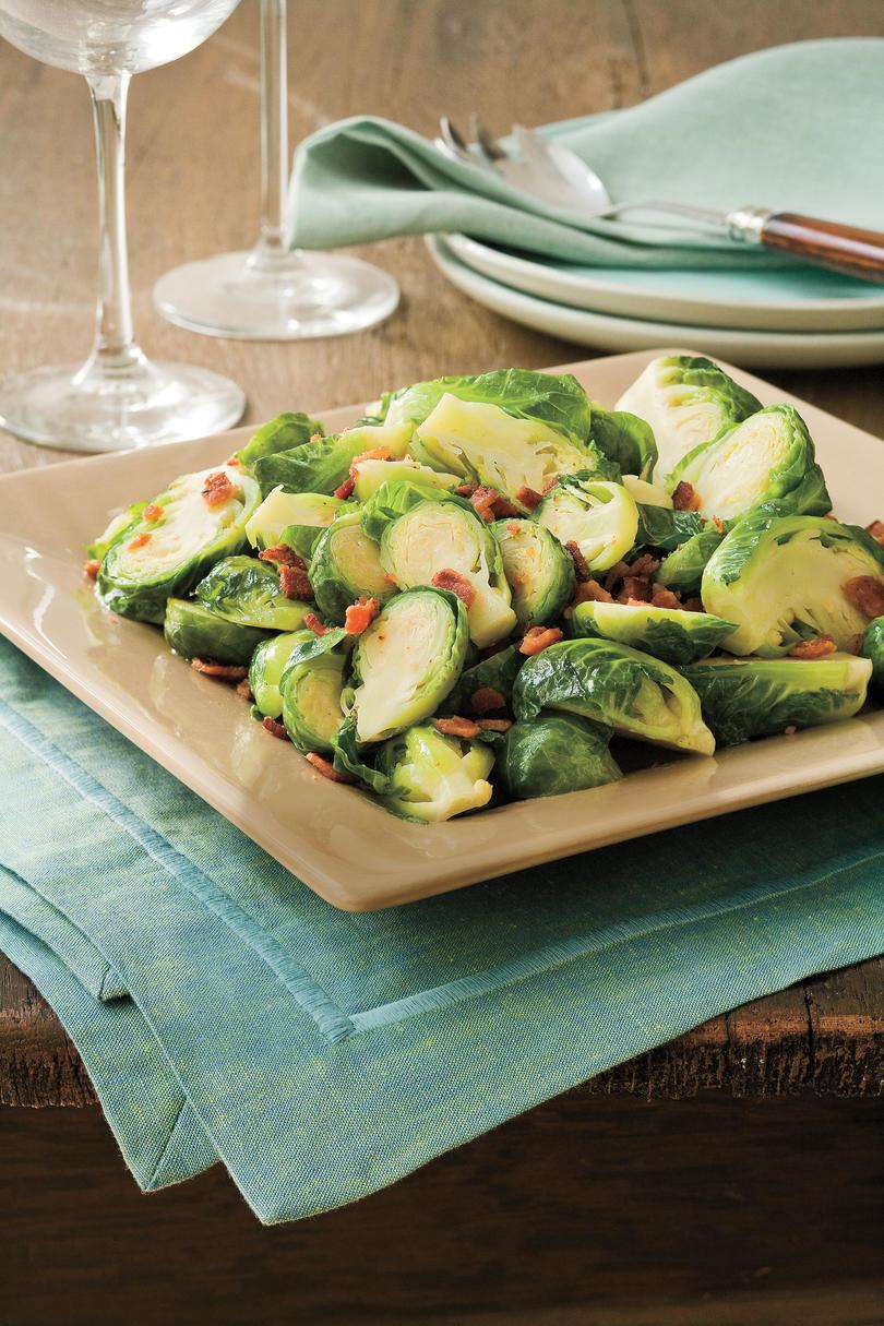 Thanksgiving Dinner Side Dishes: Bacon-Brown Sugar Brussels Sprouts Recipe