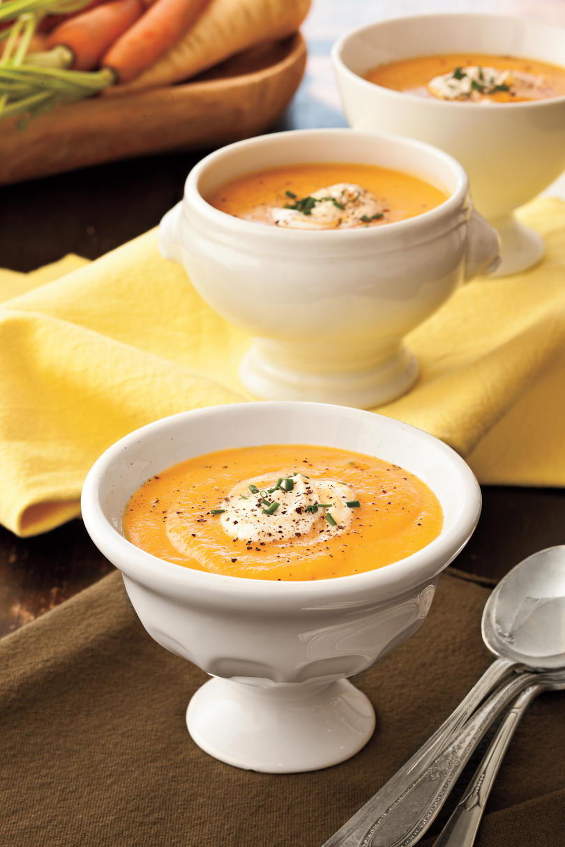 حساء Recipes: Lyda's Cream of Carrot Soup