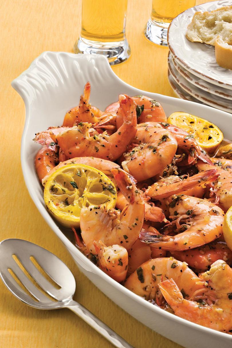 Fácil, Healthy Seafood Recipes: Beach Shrimp