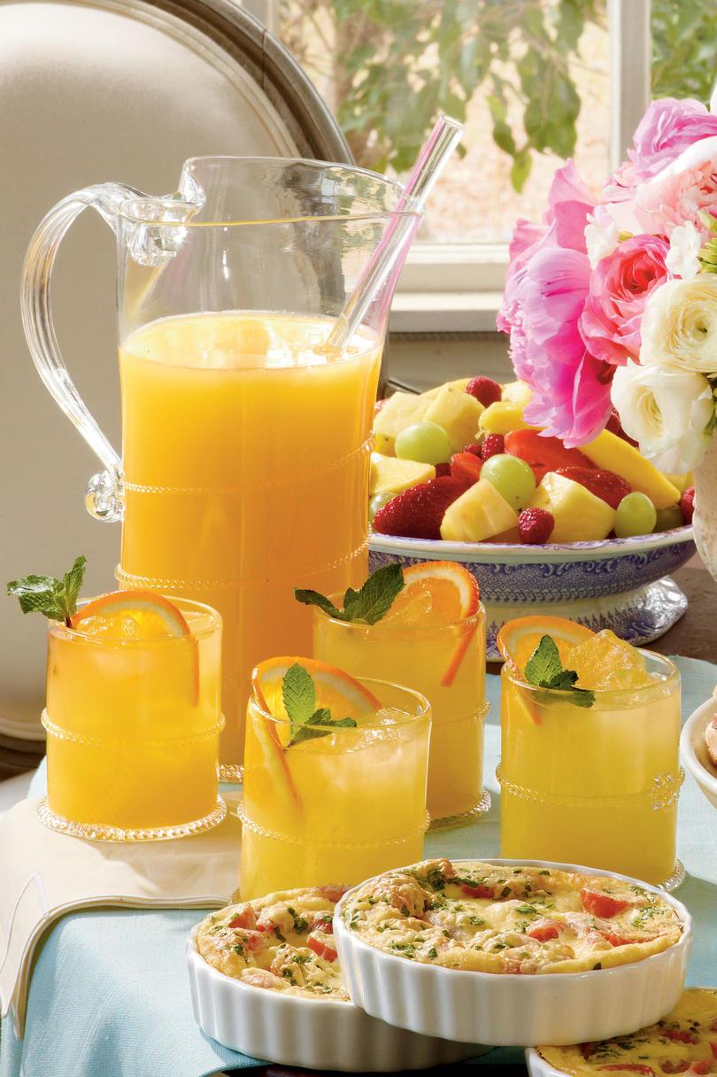 Šumivé Ginger-Orange Cocktails